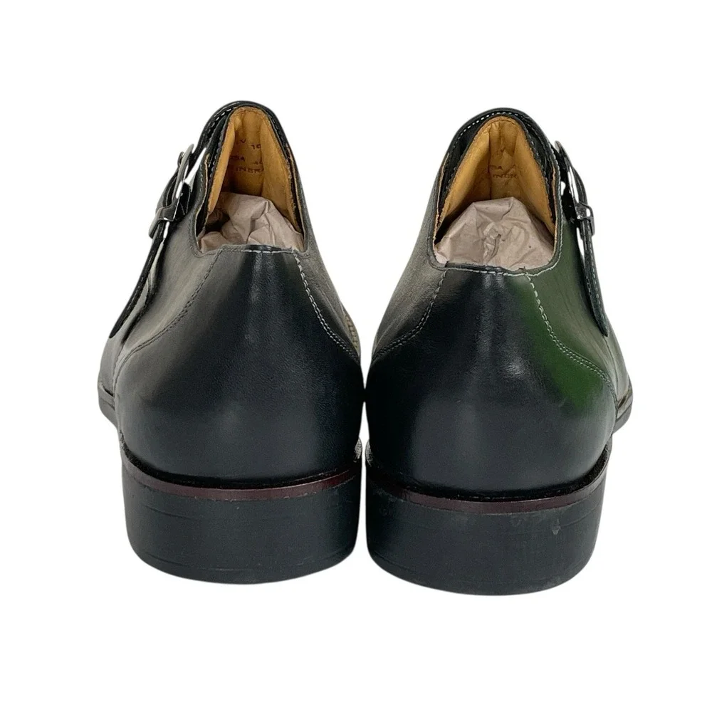 Sandro Paris Single Monk Strap Oxford Dress Shoes Mens 13D Minimalist Brazil